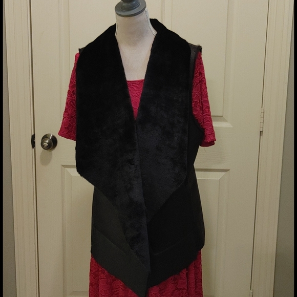 Alfani Jackets & Blazers - Non Leather Faux fur vest